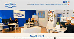 Desktop Screenshot of nextevent.it